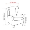 Funda Multielástica Sillón Orejero Candi