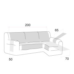 Cubre Acolchado Reversible Chaise Longue Polster