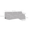 Funda Elástica Chaise Longue Palma